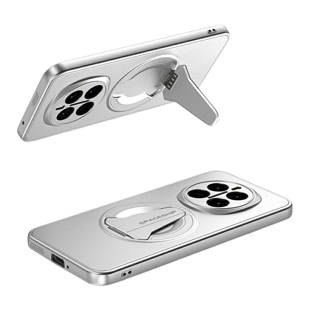 For Honor Magic7 5G Magnetic Case Hidden Kickstand Skin-Feel Matte PC TPU Phone Back Cover
