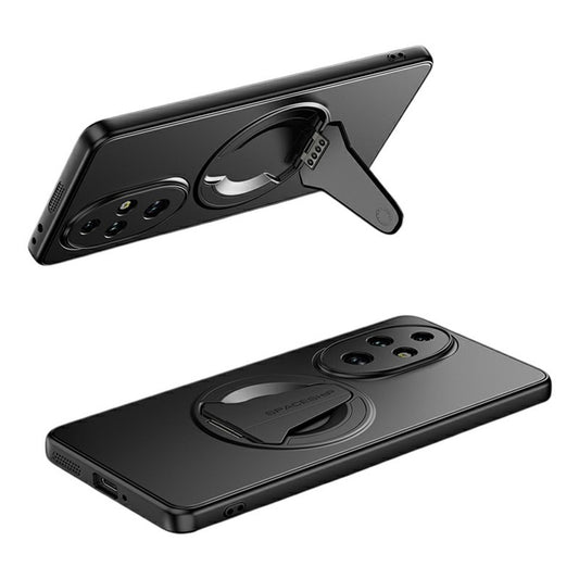 Honor 200 Pro 5G Handyhülle – Magnetische , versteckter Ständer, hautähnliches, mattes PC-TPU-Telefon-Rückcover