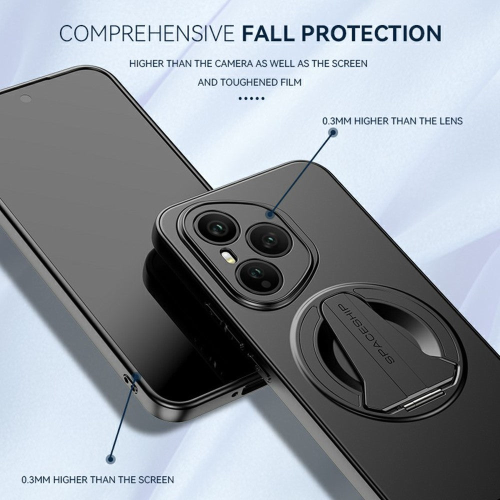 For Honor 400 Pro 5G (Global) Magnetic Case Hidden Kickstand Skin-Feel Matte PC TPU Phone Back Cover