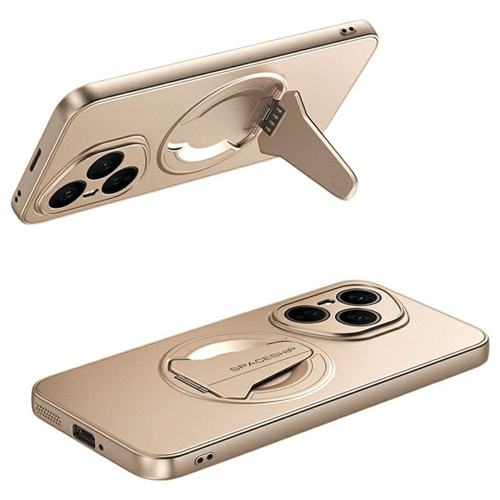 For Honor 400 Pro 5G (Global) Magnetic Case Hidden Kickstand Skin-Feel Matte PC TPU Phone Back Cover
