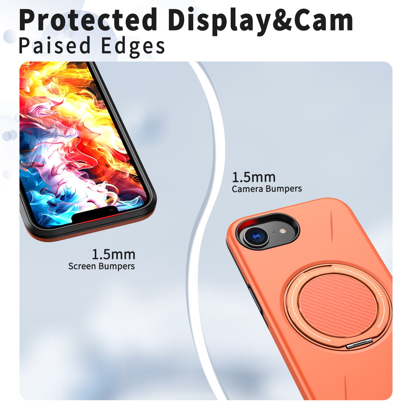iPhone 16e Magnetische Hülle – mit drehbarem Ständer & elegantem Design