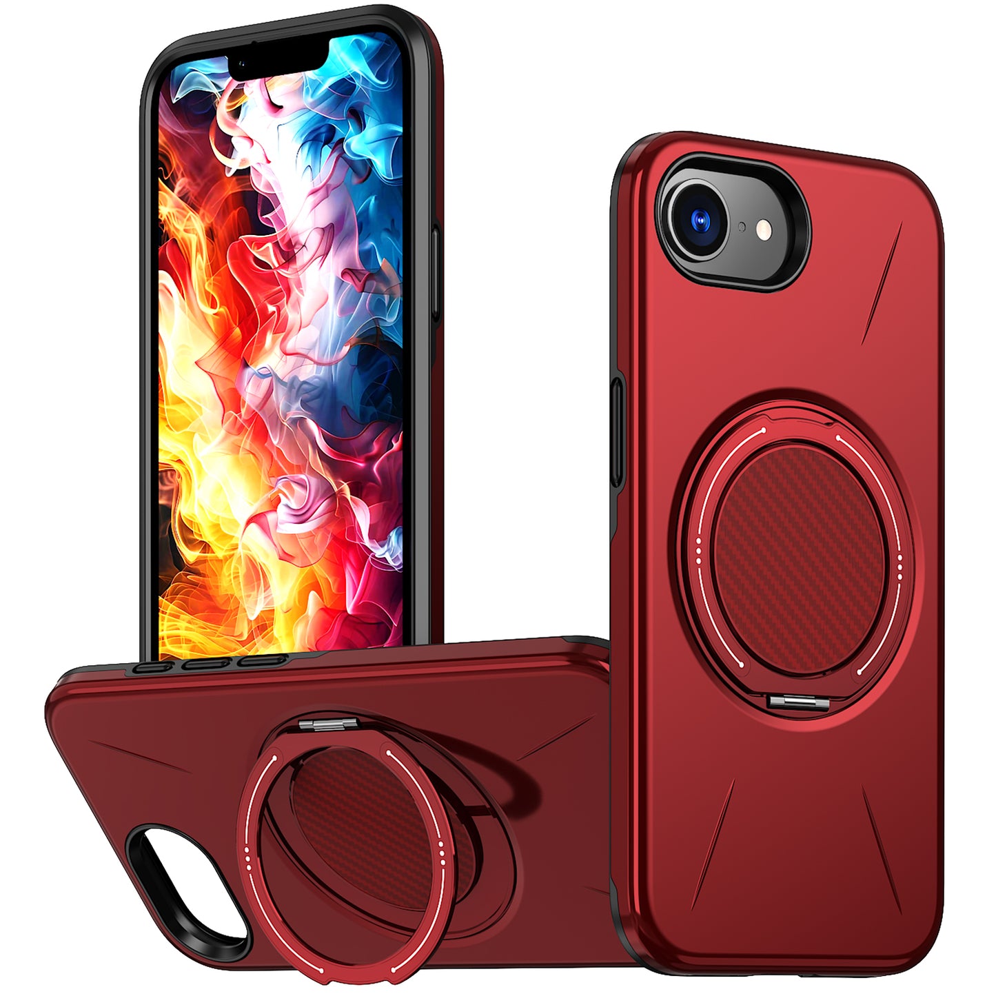 iPhone 16e Magnetische Hülle – mit drehbarem Ständer & elegantem Design