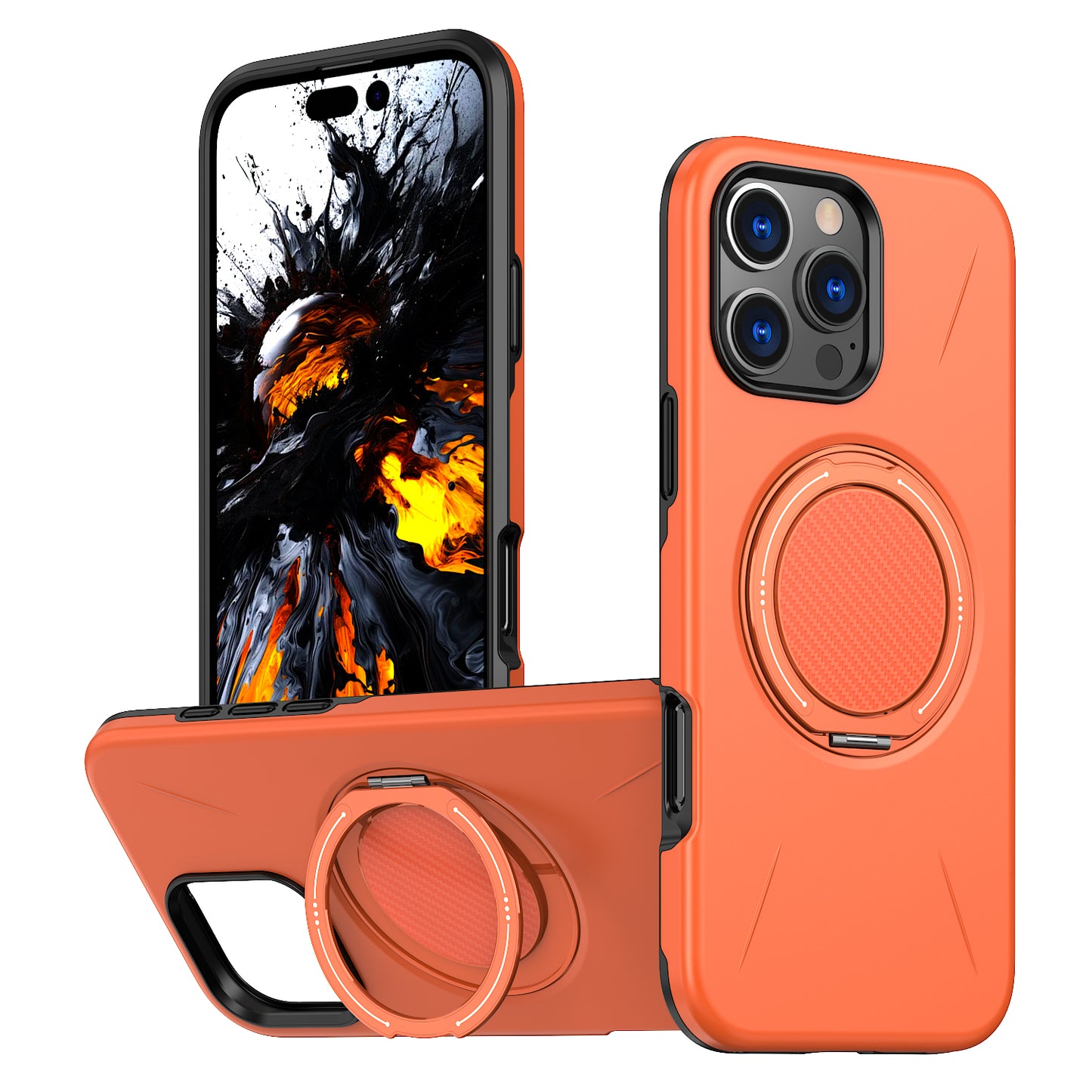 iPhone 16 Pro Magnetische Hülle – mit drehbarem Ständer & elegantem Design