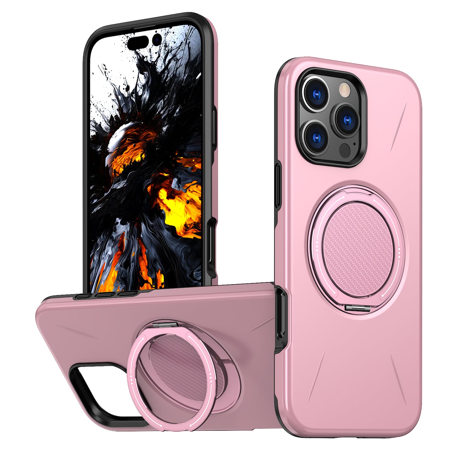 iPhone 16 Pro Magnetische Hülle – mit drehbarem Ständer & elegantem Design