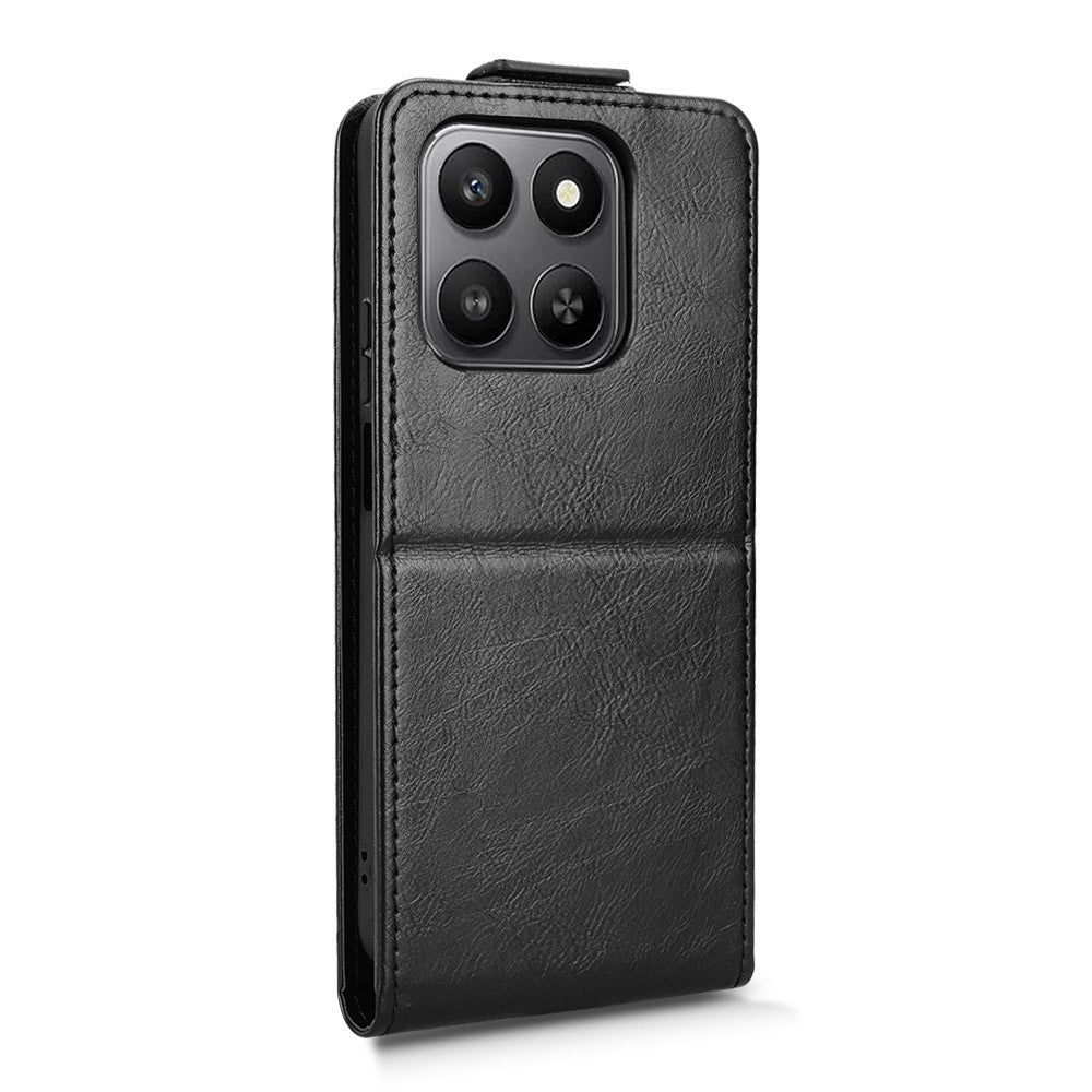 For Honor 400 Smart 5G / 4G / X7d 4G Stand Case Magnetic Clasp Vertical Flip Leather Phone Cover with Card Holder