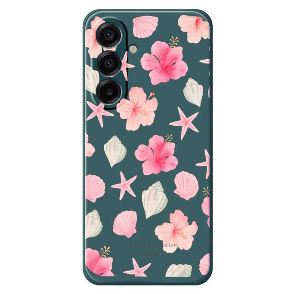 Galaxy A17 5G/4G Blumenhülle – Zartes Pfirsichblüten-Design