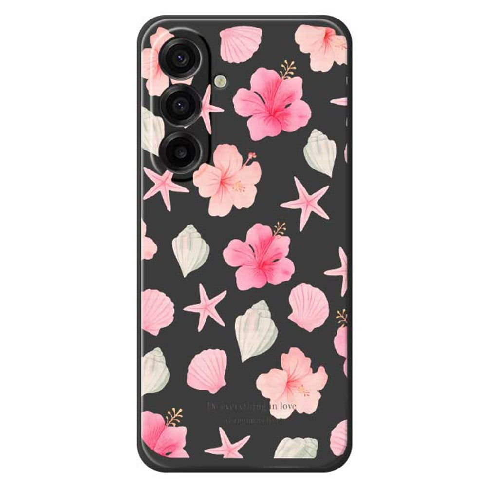 Galaxy A17 5G/4G Blumenhülle – Zartes Pfirsichblüten-Design