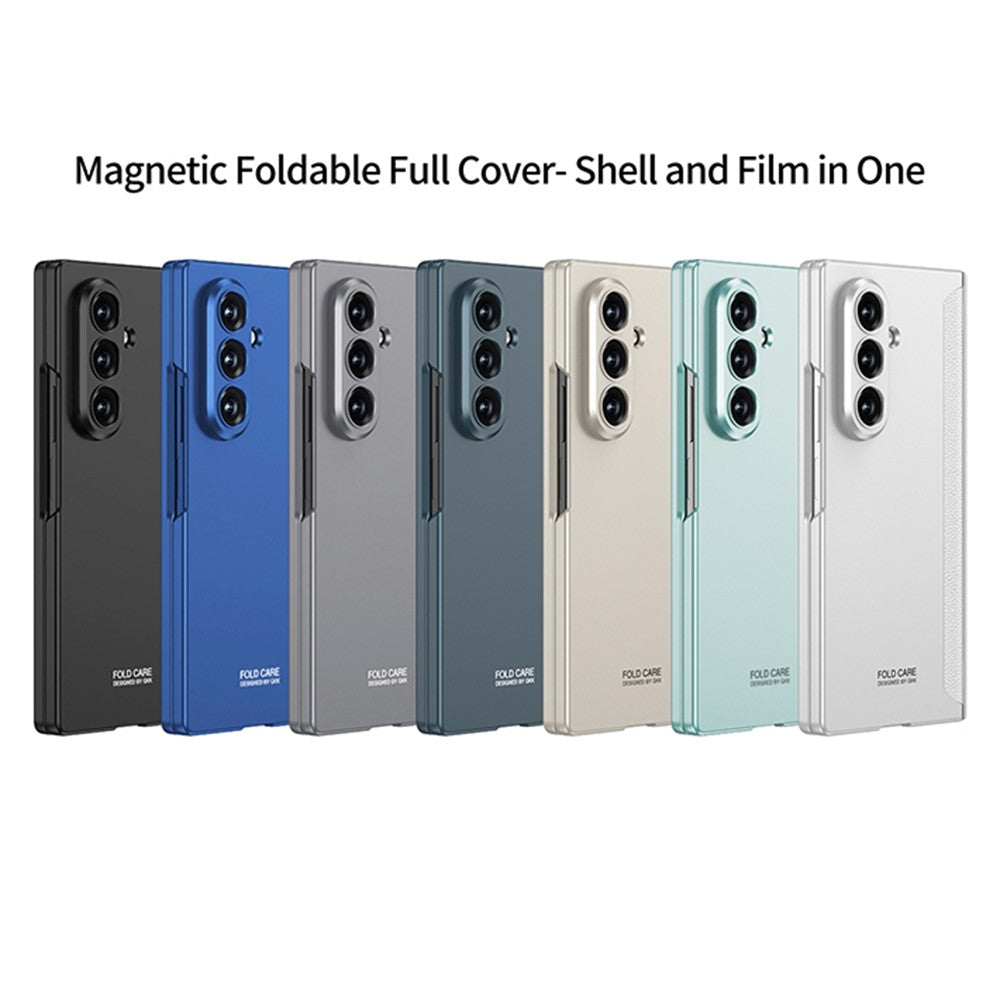 GKK For Samsung Galaxy Z Fold7 5G Case with Clear Screen Film Magnetic Hinge Protection Phone Cover