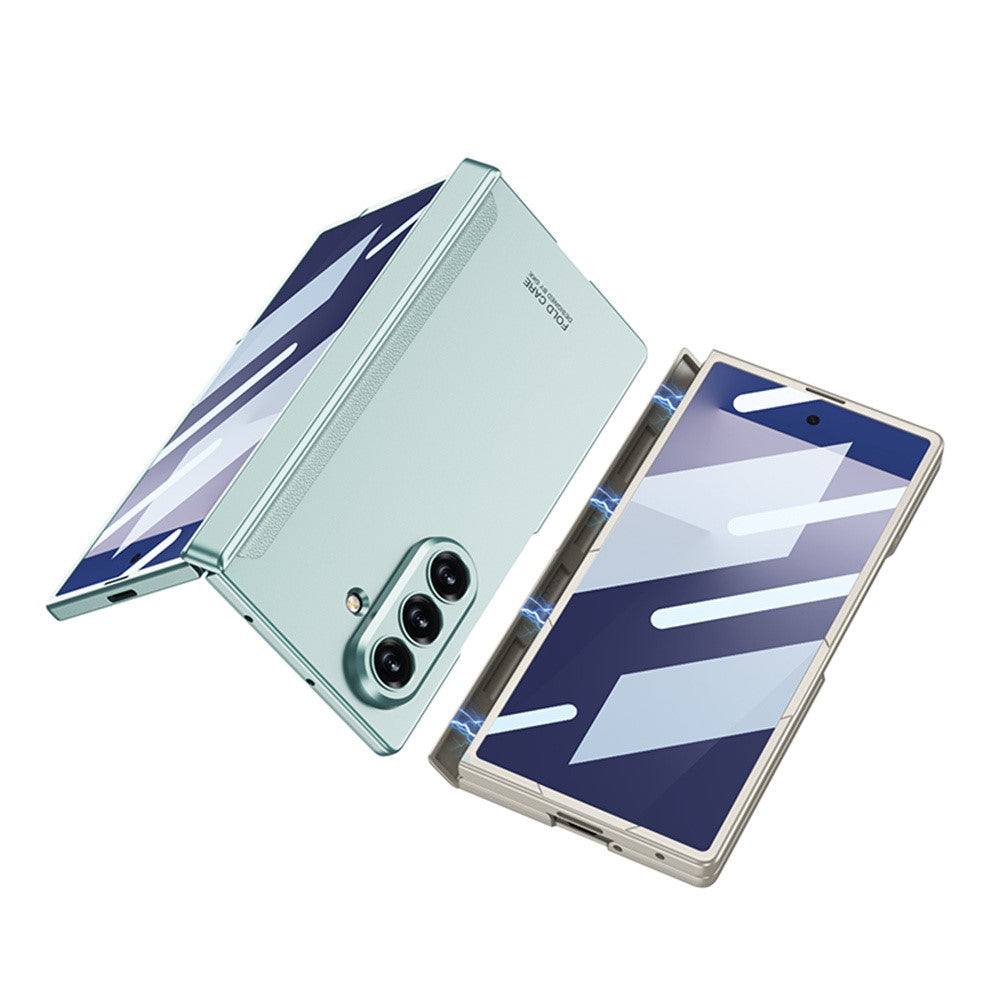 GKK For Samsung Galaxy Z Fold7 5G Case with Clear Screen Film Magnetic Hinge Protection Phone Cover