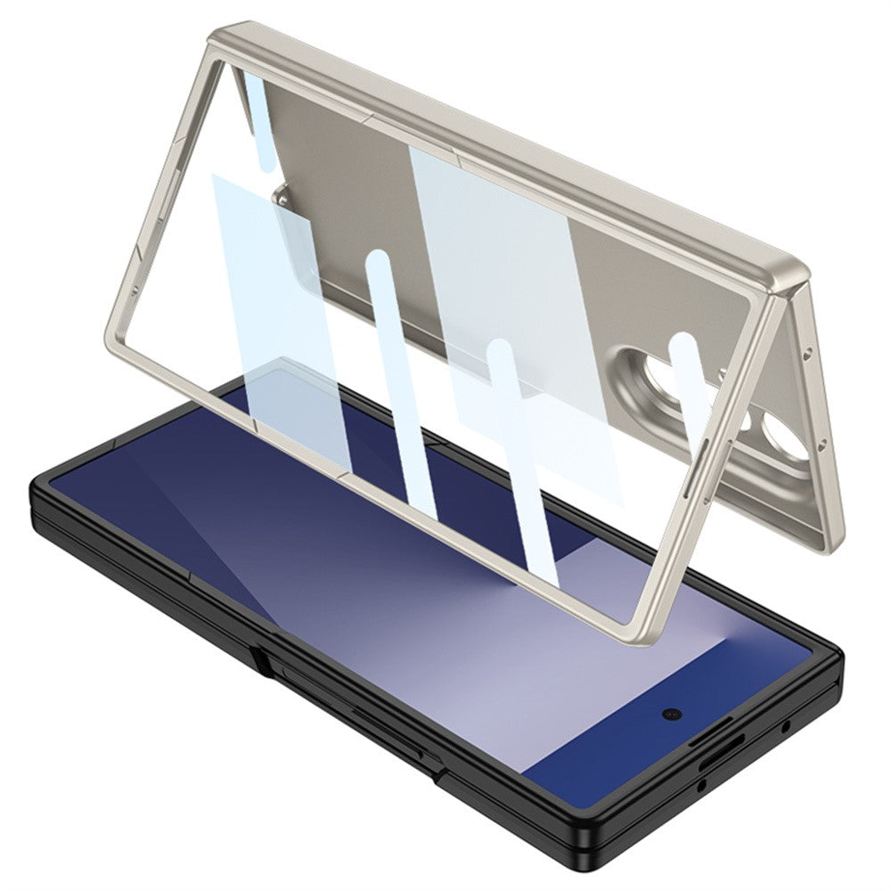 GKK For Samsung Galaxy Z Fold7 5G Case with Clear Screen Film Magnetic Hinge Protection Phone Cover