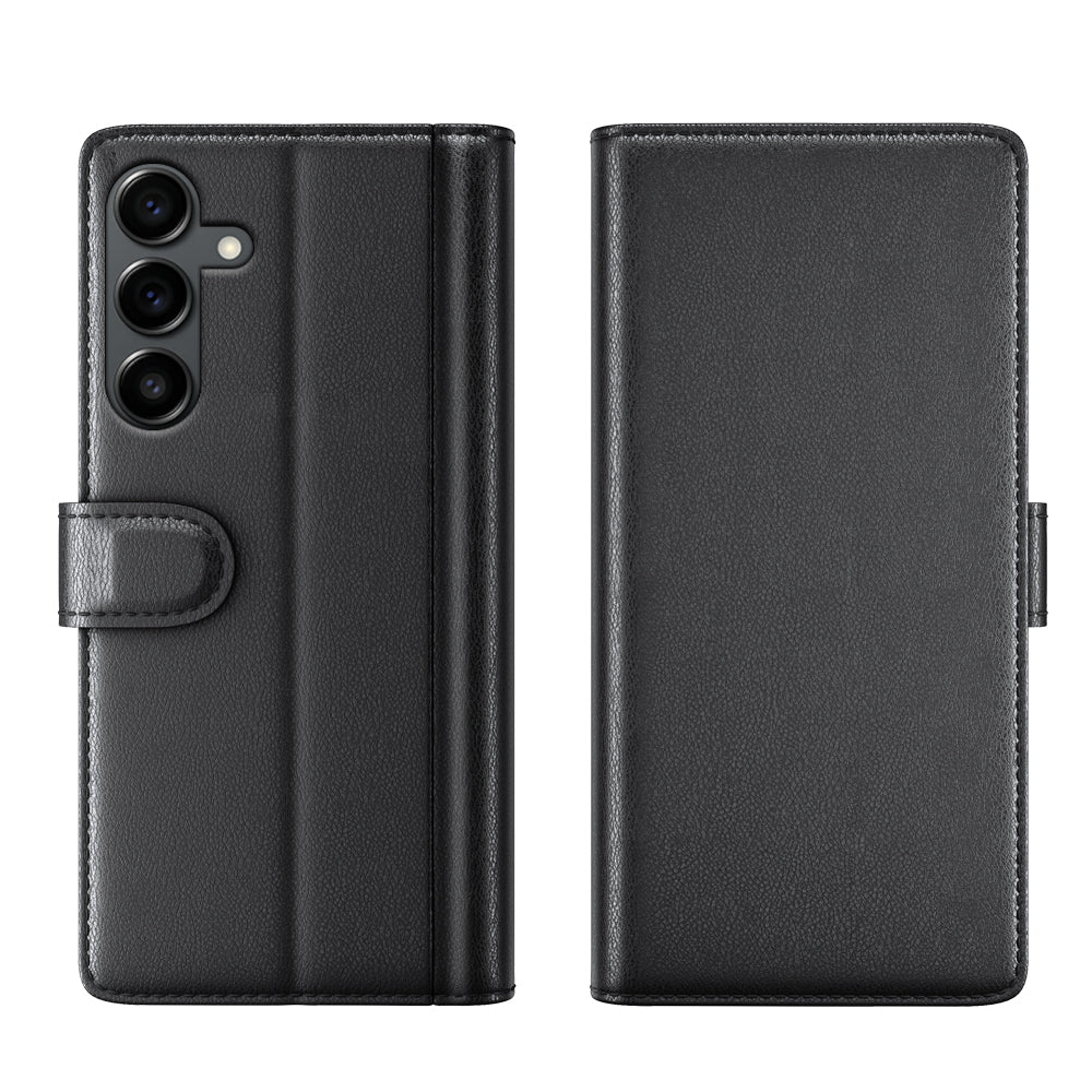 Galaxy S25 FE Echtleder Hülle mit Kartenfach