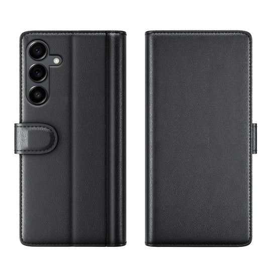 Galaxy S25 FE Echtleder Hülle mit Kartenfach