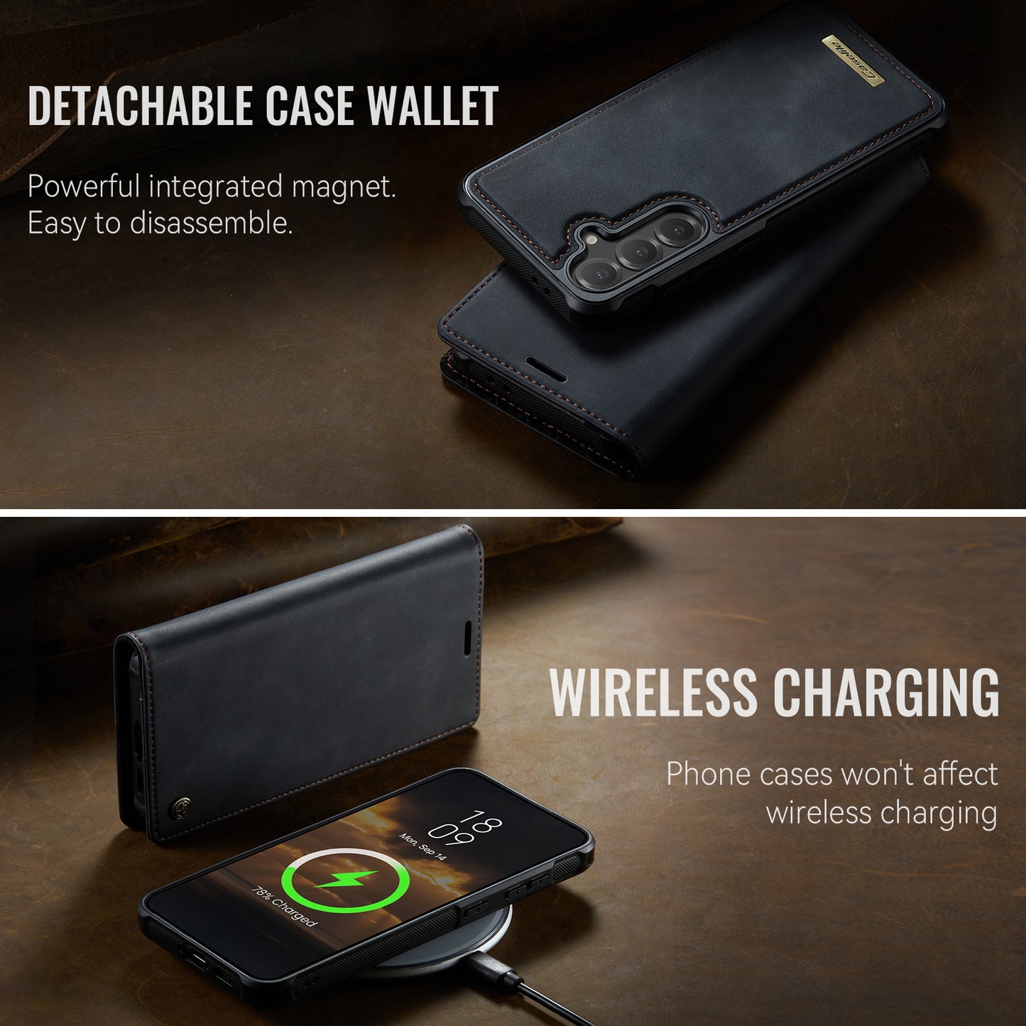 Galaxy S25 FE Wallet-Hülle – Kompatibel mit MagSafe mit RFID-Blockierung