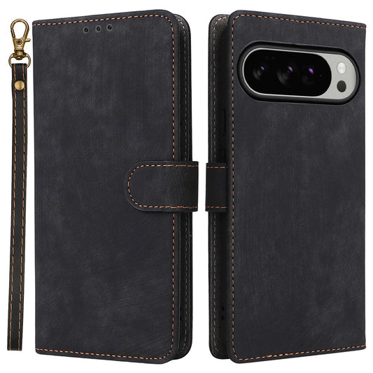Pixel 10 Pro XL Wallet-Hülle – RFID-Schutz, mit Ständer & praktischem Tragegurt