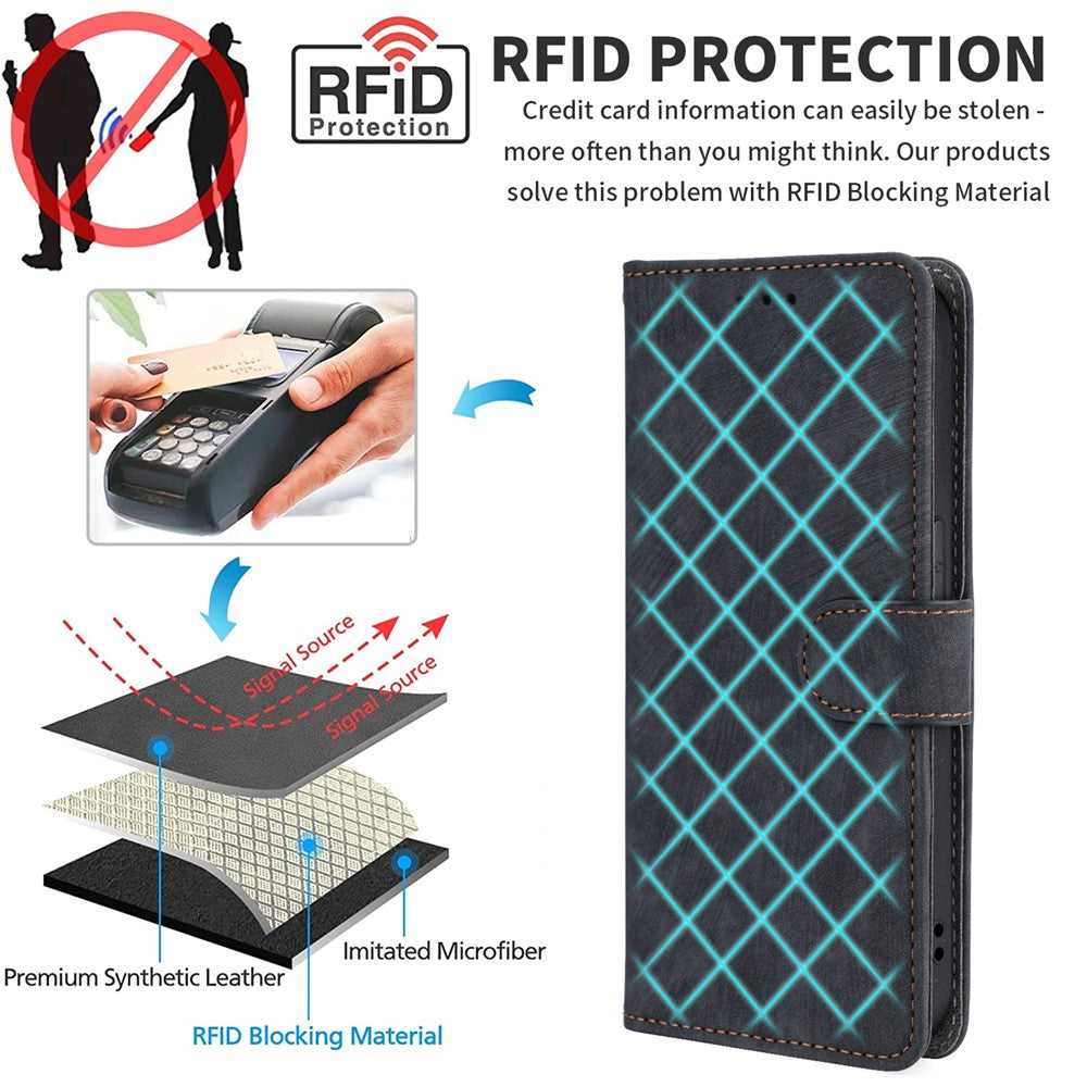 Pixel 10 Pro XL Wallet-Hülle – RFID-Schutz, mit Ständer & praktischem Tragegurt