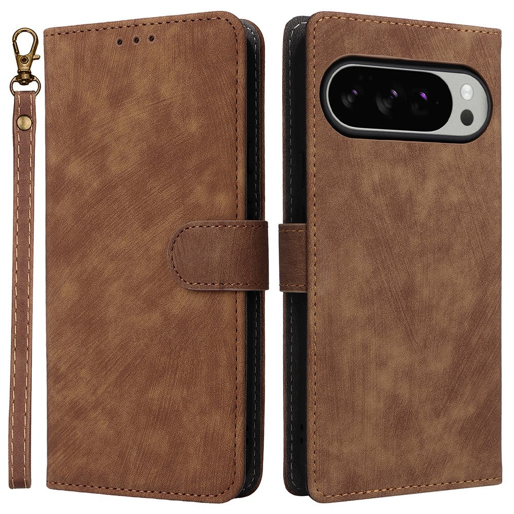 Pixel 10 Pro XL Wallet-Hülle – RFID-Schutz, mit Ständer & praktischem Tragegurt