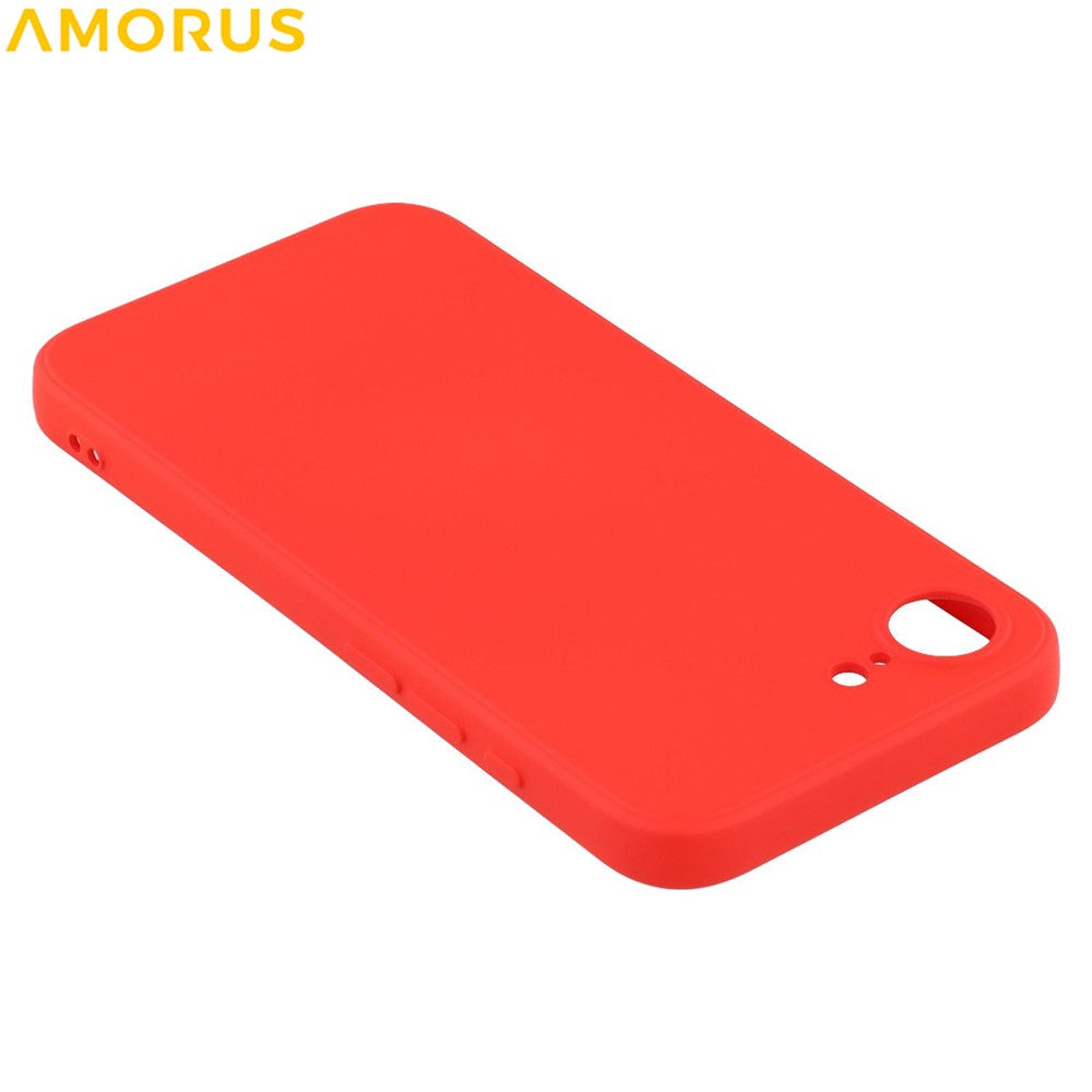 AMORUS For iPhone 17e / 16e Case Precise Cutouts TPU Fiber Lining Shockproof Phone Cover
