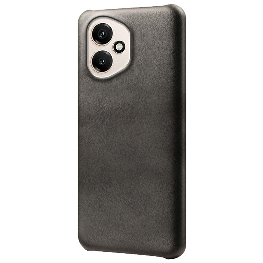 For Honor 400 5G (Global) Case Calf Texture PU Leather Hard PC Protective Phone Cover