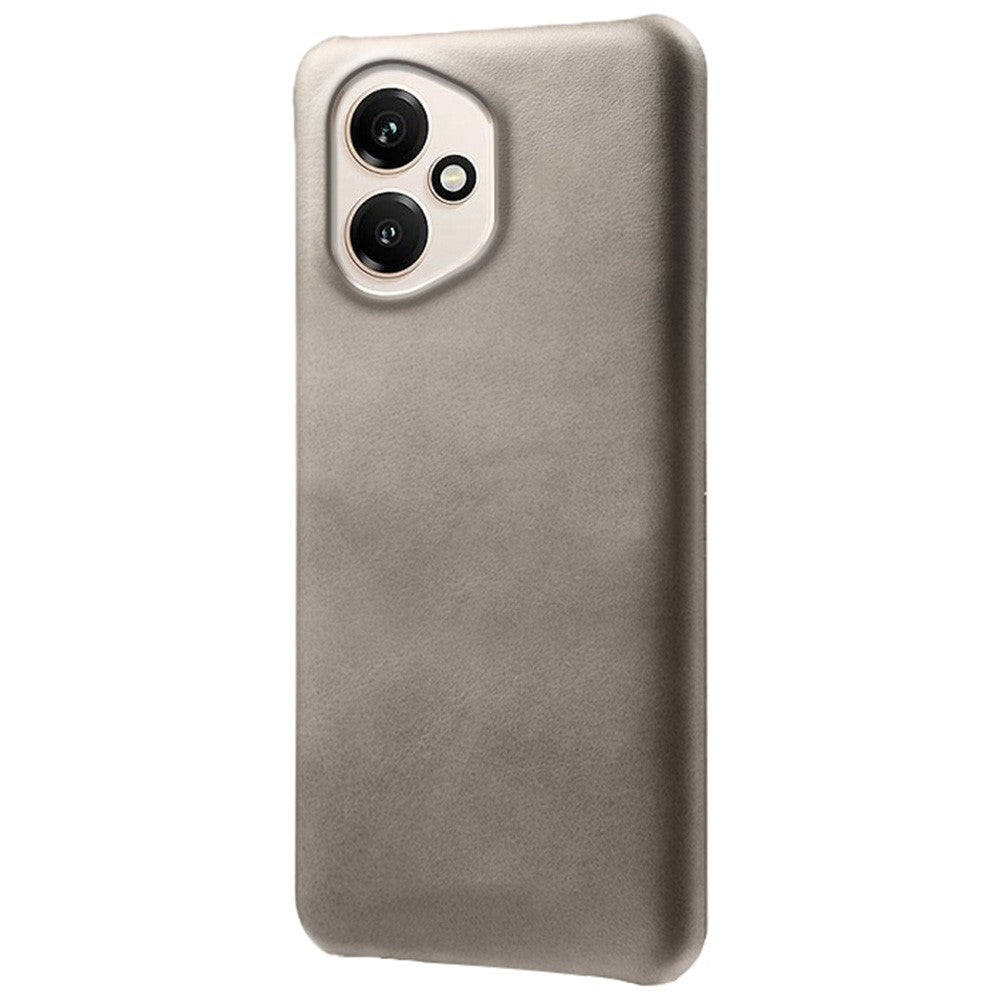 For Honor 400 5G (Global) Case Calf Texture PU Leather Hard PC Protective Phone Cover
