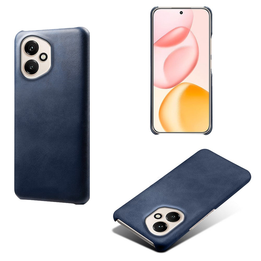 For Honor 400 5G (Global) Case Calf Texture PU Leather Hard PC Protective Phone Cover