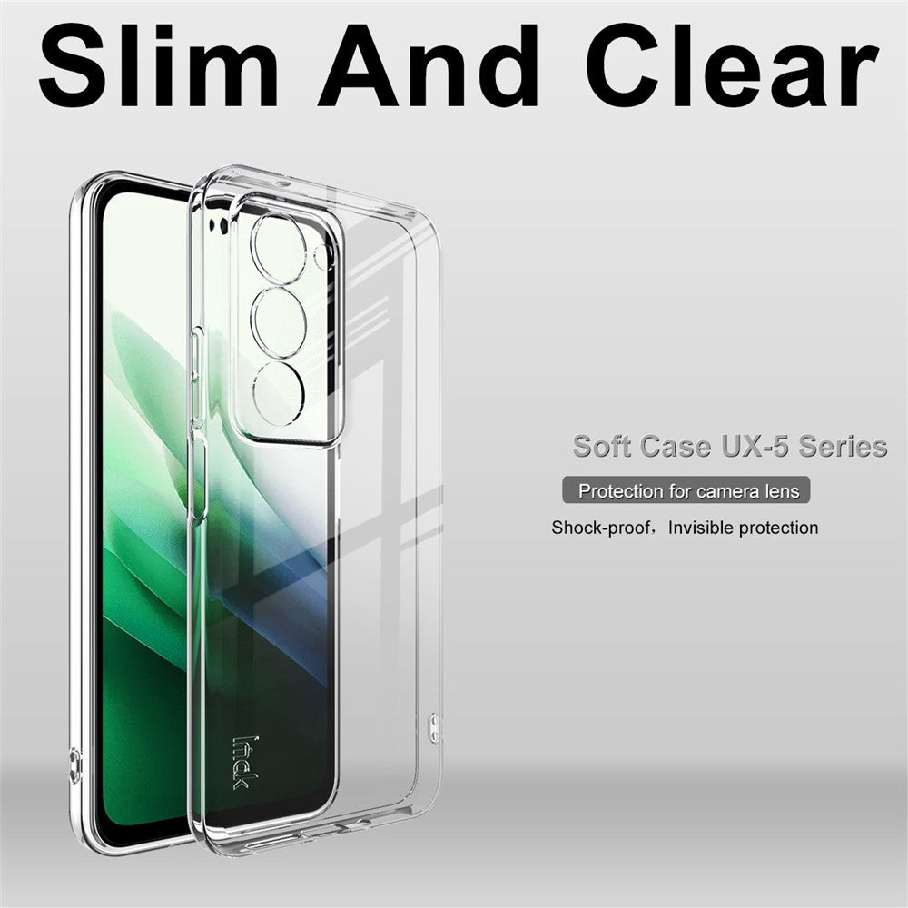 IMAK UX-5 Series For Xiaomi Redmi 15 4G (EU) (171mm) / Redmi 15 5G (EU) (171mm) Transparent TPU Phone Case Protective Phone Cover