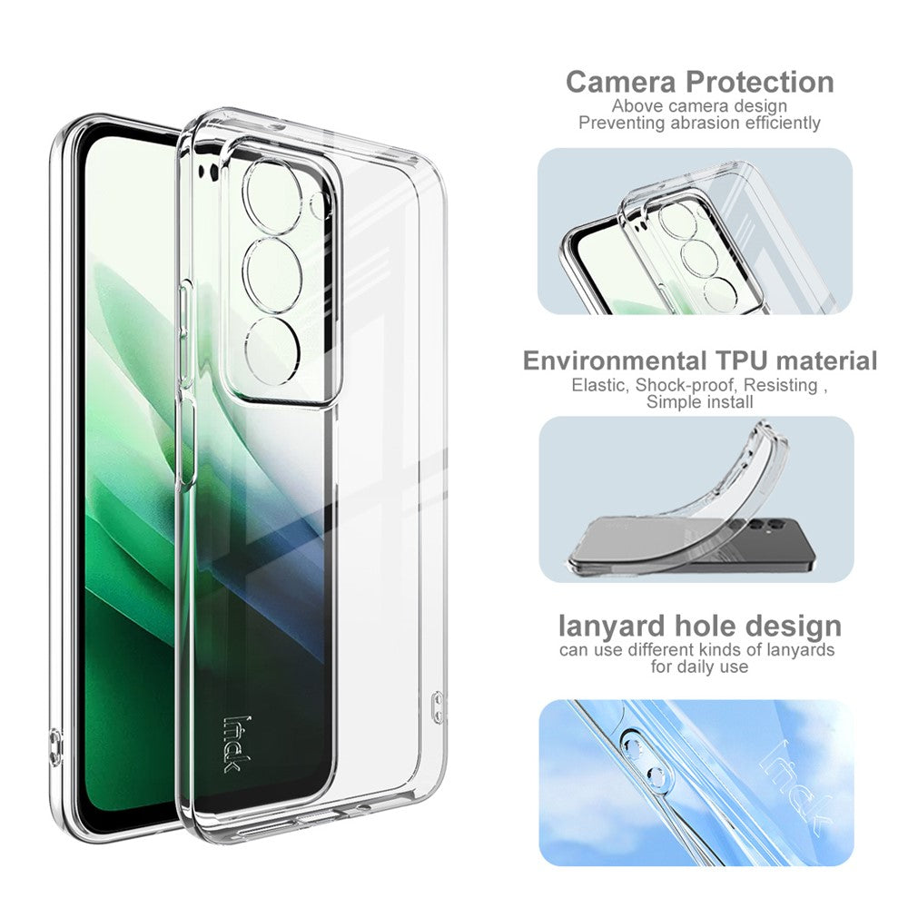IMAK UX-5 Series For Xiaomi Redmi 15 4G (EU) (171mm) / Redmi 15 5G (EU) (171mm) Transparent TPU Phone Case Protective Phone Cover