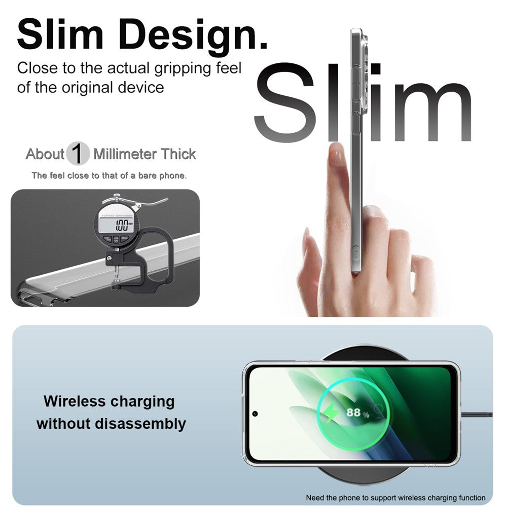 IMAK UX-5 Series For Xiaomi Redmi 15 4G (EU) (171mm) / Redmi 15 5G (EU) (171mm) Transparent TPU Phone Case Protective Phone Cover