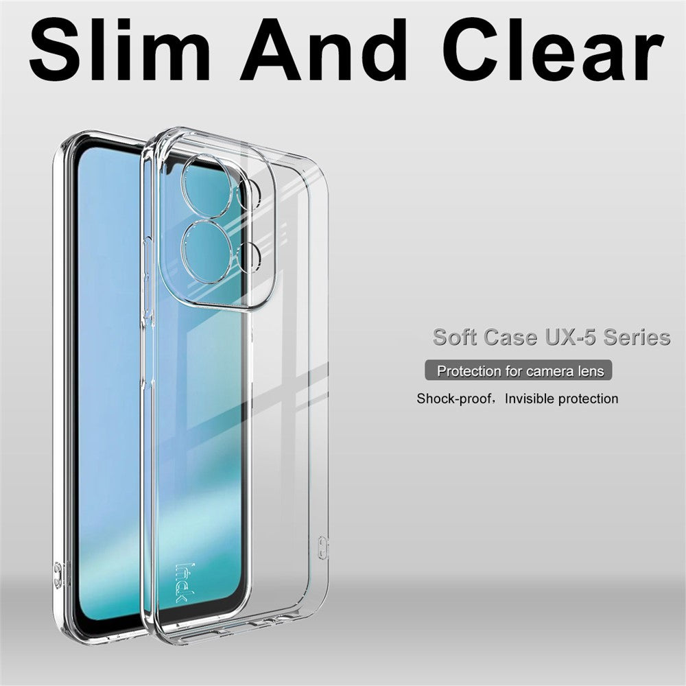 IMAK UX-5 Series For 	Xiaomi Redmi 15C 4G (EU) (173mm) / 15C 5G (EU) (173mm) / Poco C85 4G (173mm) Transparent TPU Phone Case