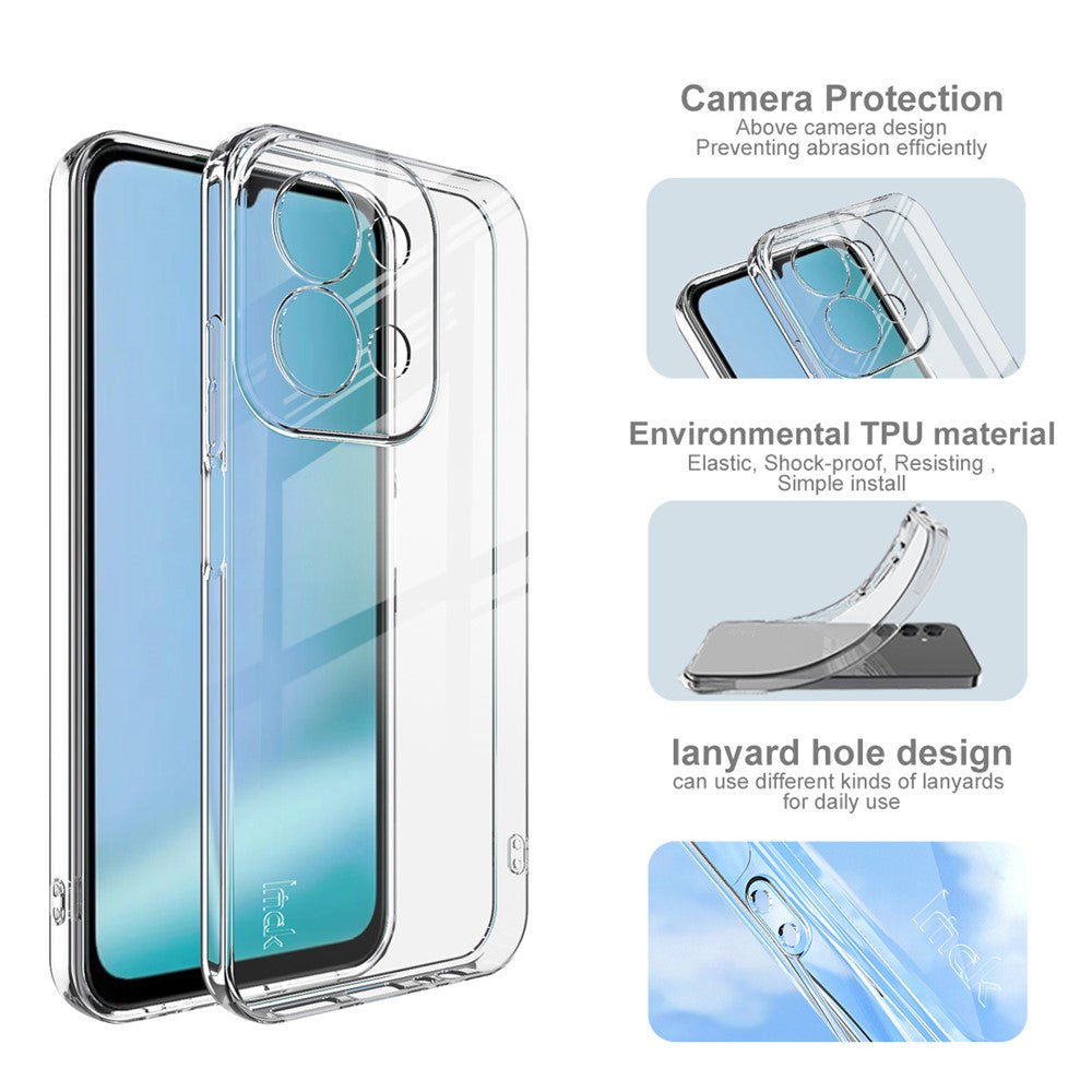 IMAK UX-5 Series For 	Xiaomi Redmi 15C 4G (EU) (173mm) / 15C 5G (EU) (173mm) / Poco C85 4G (173mm) Transparent TPU Phone Case