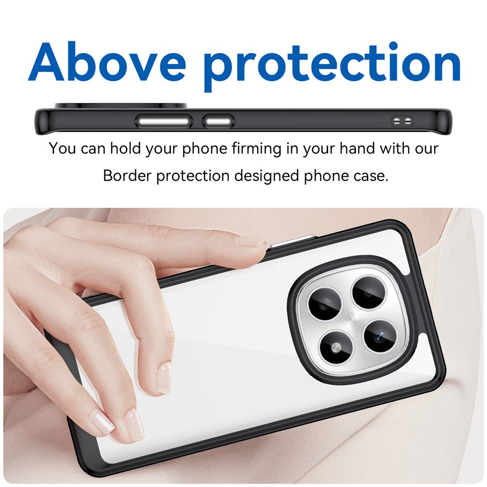 For Xiaomi Poco M8 5G / Redmi Note 15 5G (Global) Case TPU + Acrylic Protective Clear Phone Cover