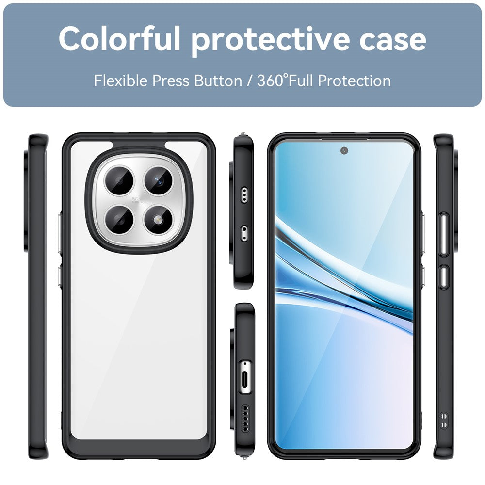 For Xiaomi Poco M8 5G / Redmi Note 15 5G (Global) Case TPU + Acrylic Protective Clear Phone Cover