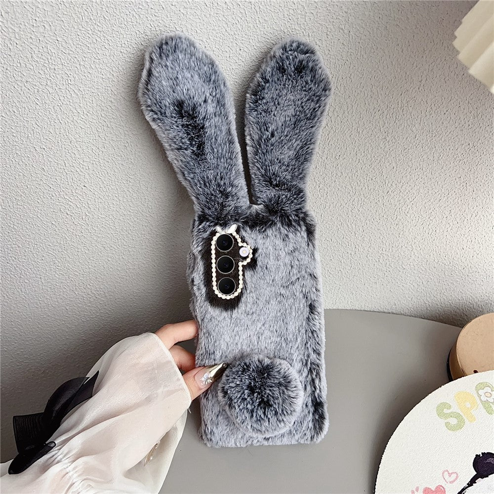 Galaxy S25 FE Hasenhülle – Flauschig & süß