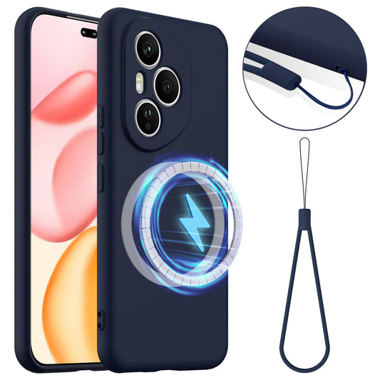 Honor 400 Pro 5G (Global) Magnetische Handyhülle – Schutzhülle aus stoßfestem Flüssigsilikon