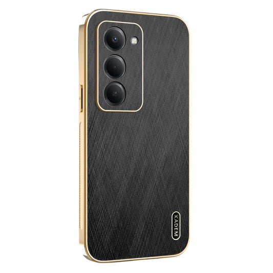 Xiaomi Redmi 15 4G (EU) (171mm) Handyhülle – KADEM Gehäuse aus galvanisiertem Seidentextur-PU + TPU