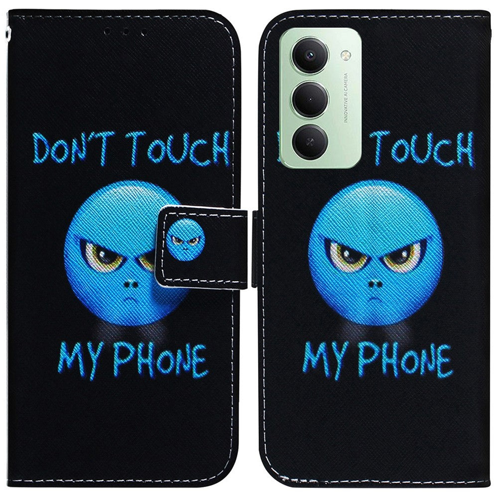 For Xiaomi Redmi 15 4G (EU) (171mm) Wallet Case Pattern Print Leather Phone Cover