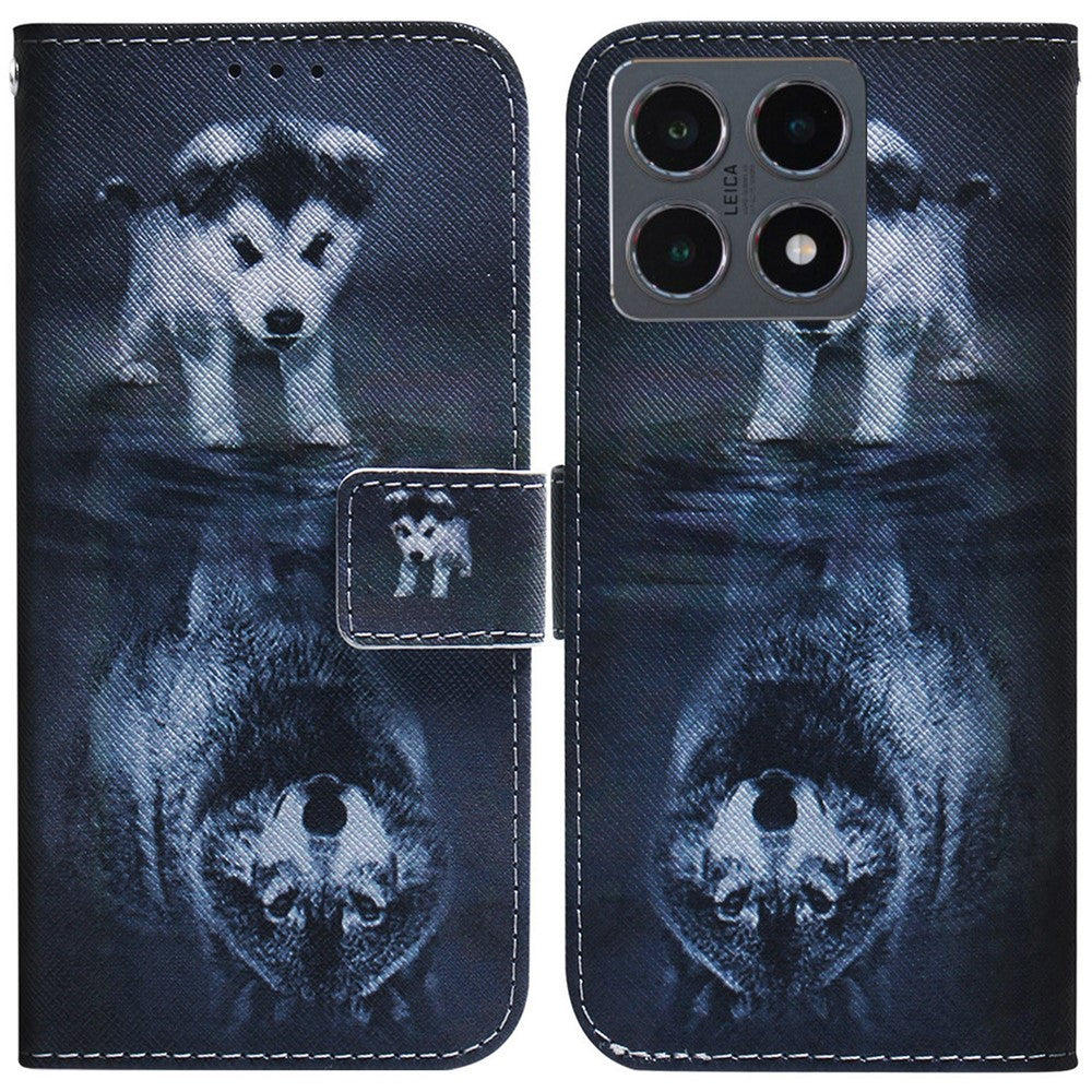 For Xiaomi 15T Wallet Case Pattern Print Leather Phone Cover
