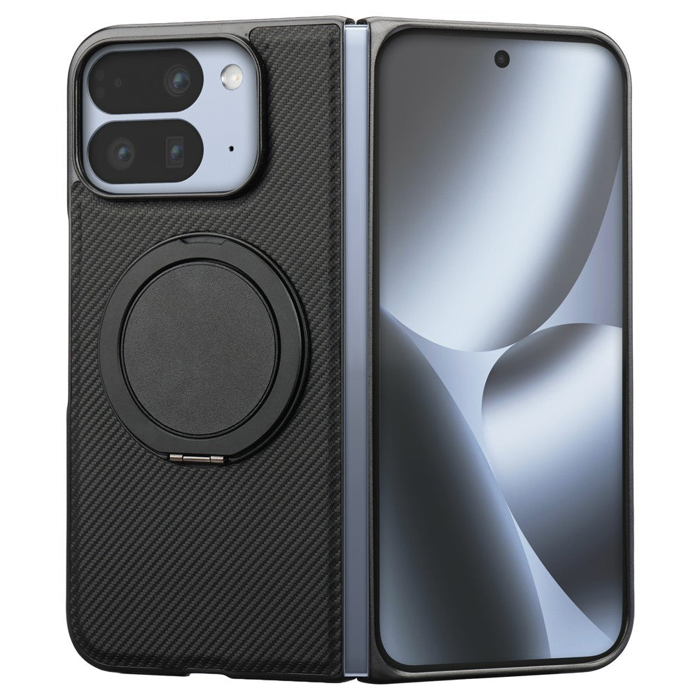 VILI TCY for Google Pixel 10 Pro Fold Magnetic Phone Case with Rotary Kickstand PC TPU Back Cover