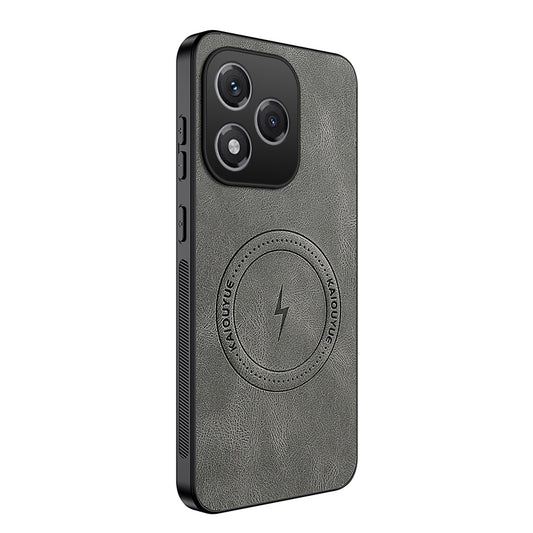 Honor 400 Lite 5G Handyhülle – WANLONFENG Magnetisches Gehäuse der SD1-Serie, Nappa-Textur, PC-TPU