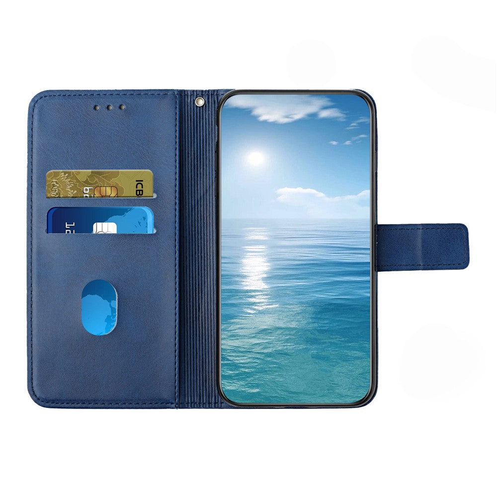 iPhone 17 Pro Max Wallet-Hülle – Linienmuster mit Kartenfächer & Ständer
