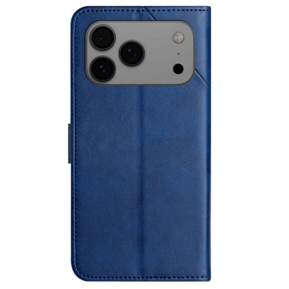 iPhone 17 Pro Max Wallet-Hülle – Linienmuster mit Kartenfächer & Ständer