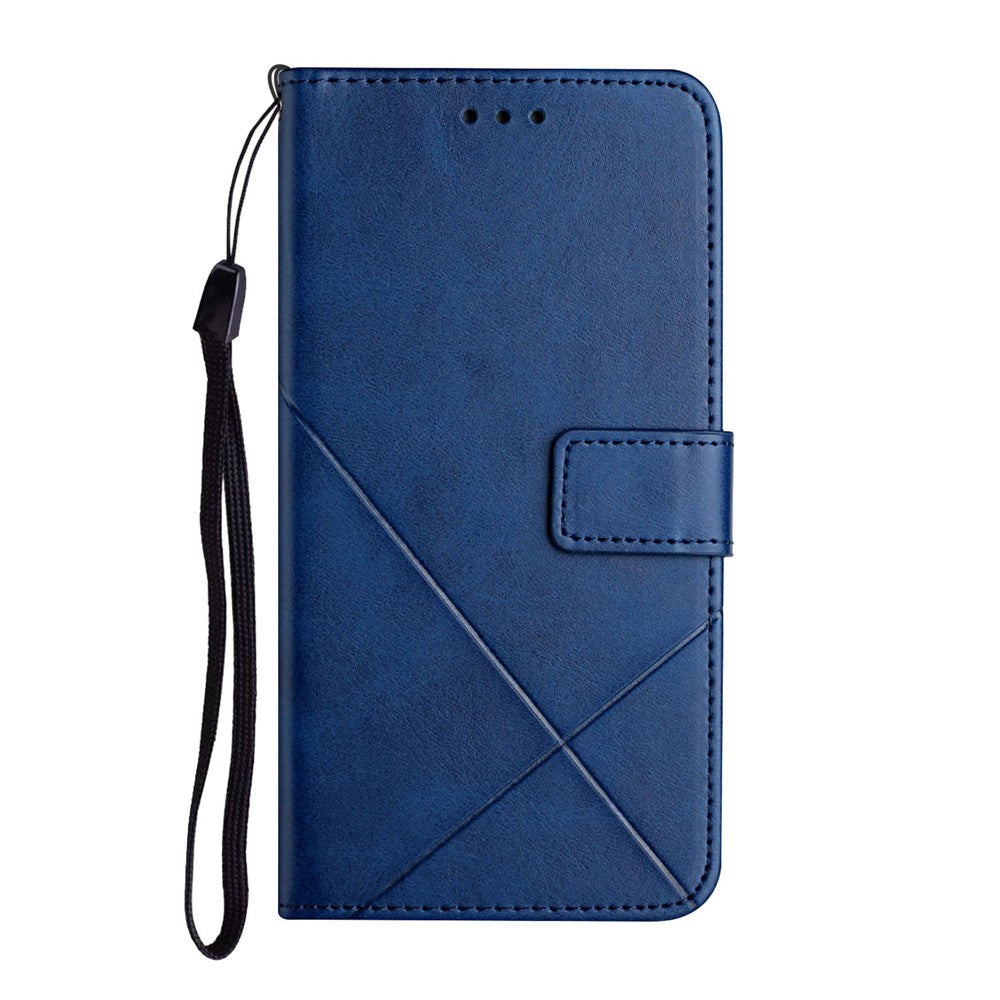 Galaxy S25 FE Wallet-Hülle – Linienmuster mit Kartenfächer & Ständer