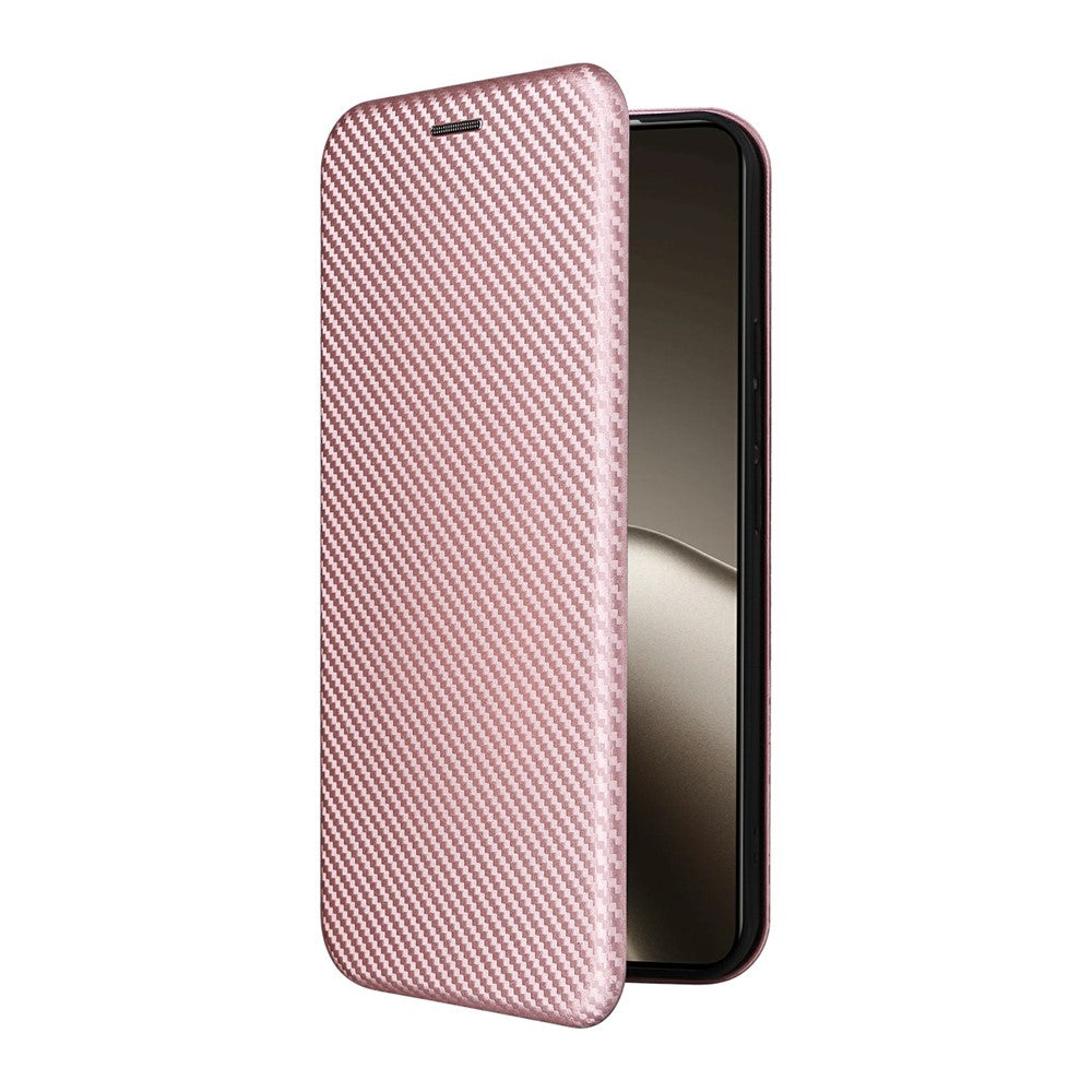 For Xiaomi 15T Pro Case Carbon Fiber Texture Drop-Proof PU Leather Phone Cover