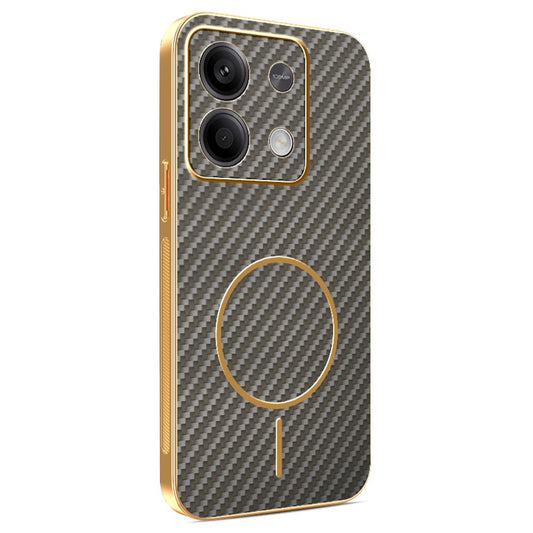 Xiaomi Redmi Note 13 5G Handyhülle – aus strukturiertem, galvanisiertem TPU mit Kohlefaser-Rückseite