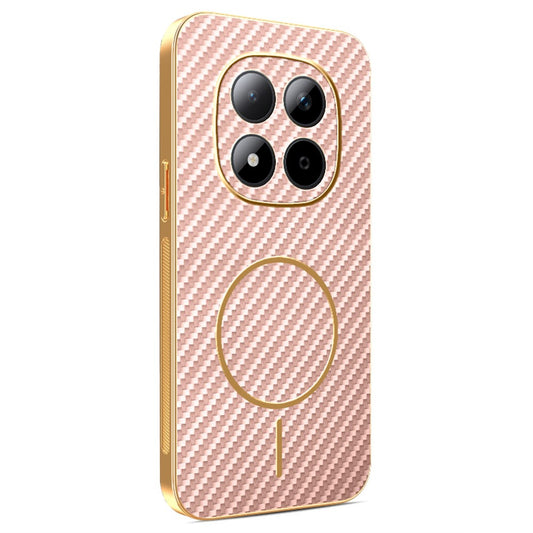 Xiaomi Redmi Note 15 Pro 5G (Global) Handyhülle – aus strukturiertem, galvanisiertem TPU mit Kohlefaser-Rückseite