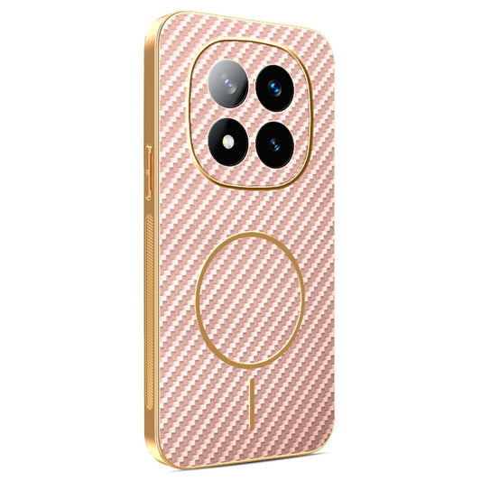 Xiaomi Redmi Note 14 Pro+ 5G Handyhülle – aus strukturiertem, galvanisiertem TPU mit Kohlefaser-Rückseite