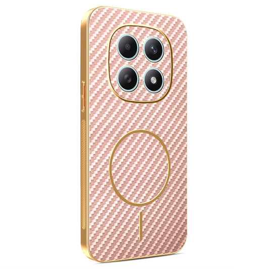 Xiaomi Redmi Note 15 5G (Global) / Xiaomi Redmi Note 15 4G (Global) / Xiaomi Poco M8 5G Handyhülle – Redmi Note 15 5G (Global) / 15 4G (Global) aus Kohlefaser, strukturierte, galvanisierte TPU-Rückseite