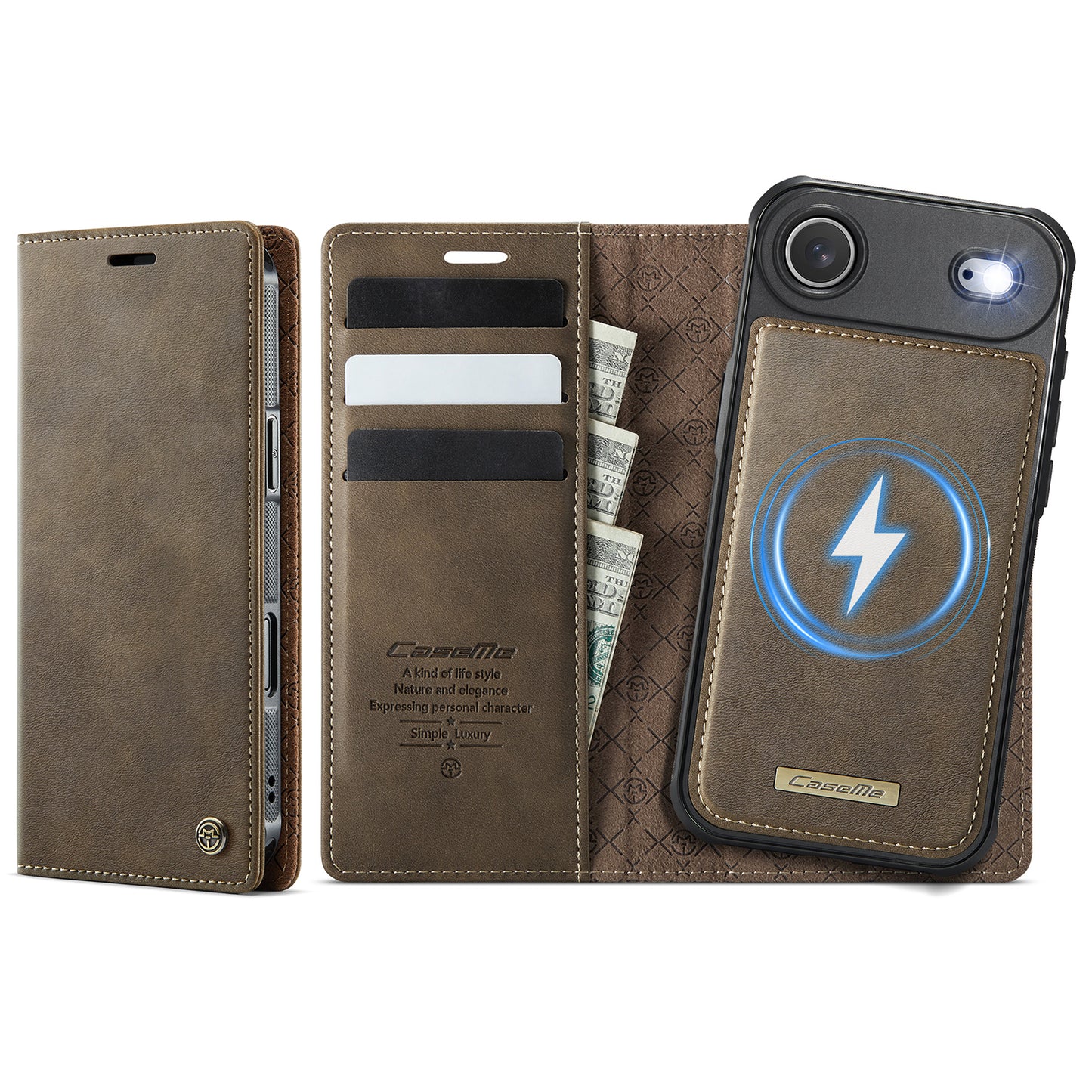 iPhone Air Wallet-Hülle – Kompatibel mit MagSafe mit RFID-Blockierung
