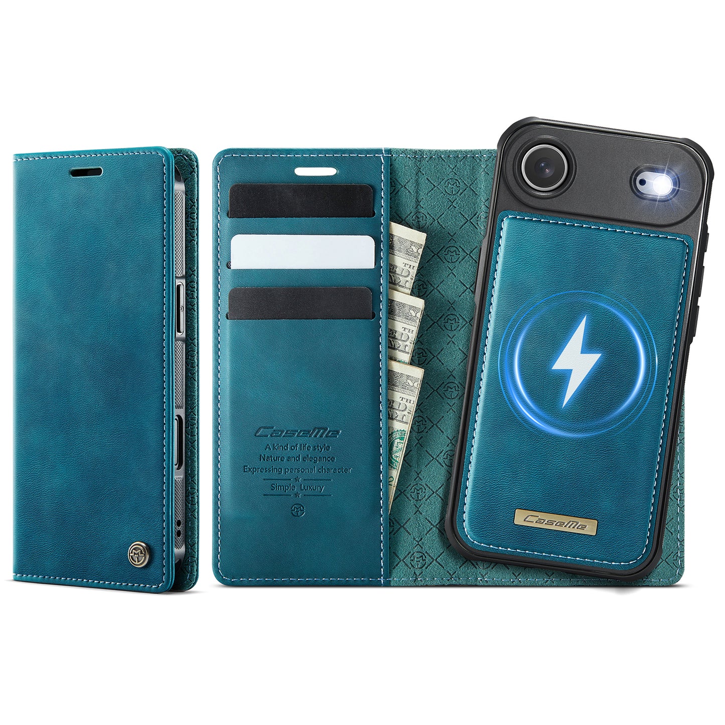 iPhone Air Wallet-Hülle – Kompatibel mit MagSafe mit RFID-Blockierung