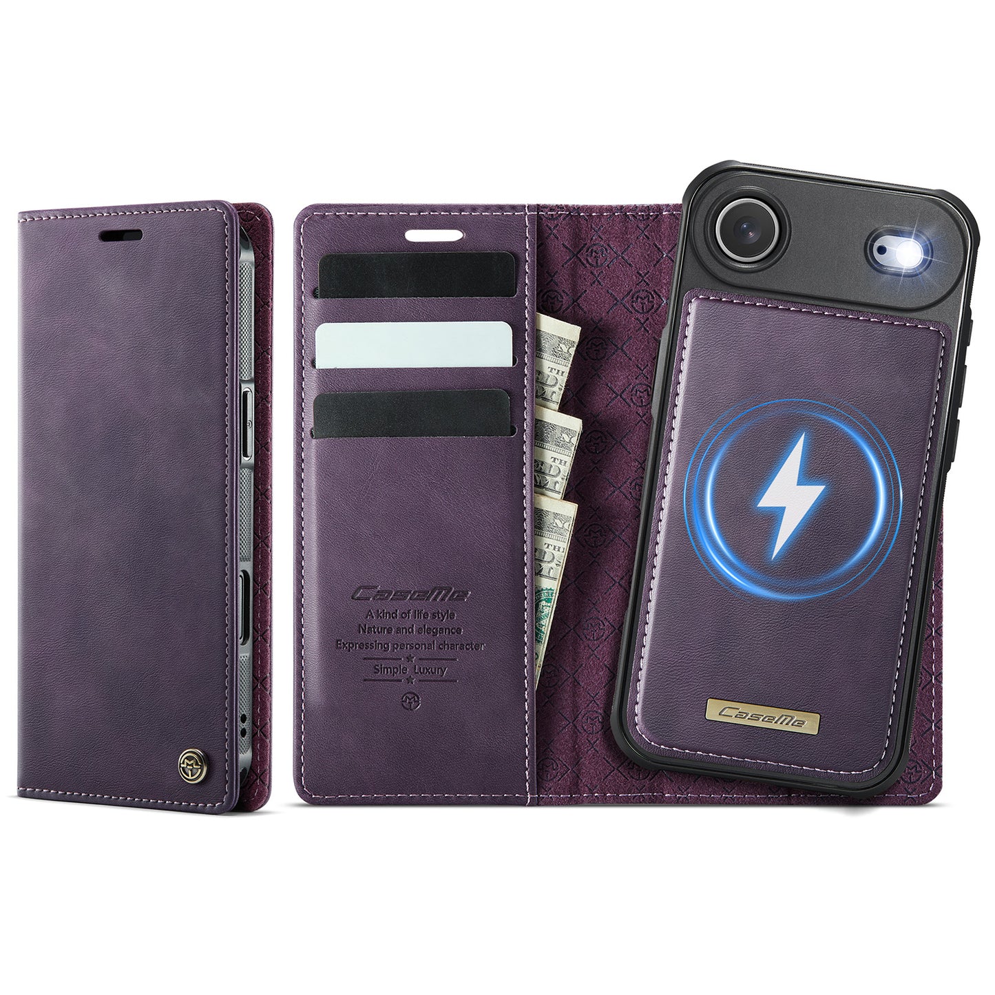 iPhone Air Wallet-Hülle – Kompatibel mit MagSafe mit RFID-Blockierung