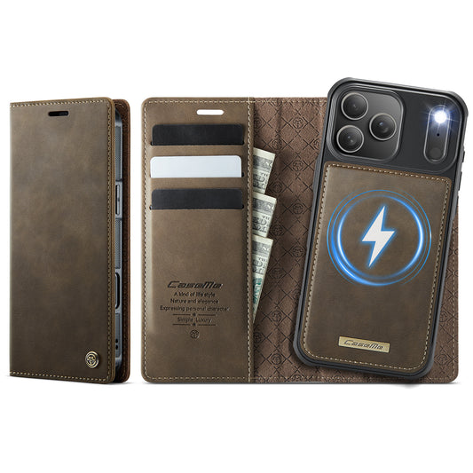 iPhone 17 Pro Max Wallet-Hülle – Kompatibel mit MagSafe mit RFID-Blockierung